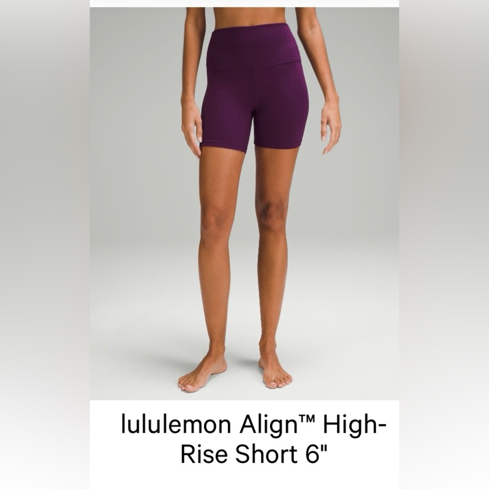 lululemon athletica Women's Deep Purple Bike Shorts